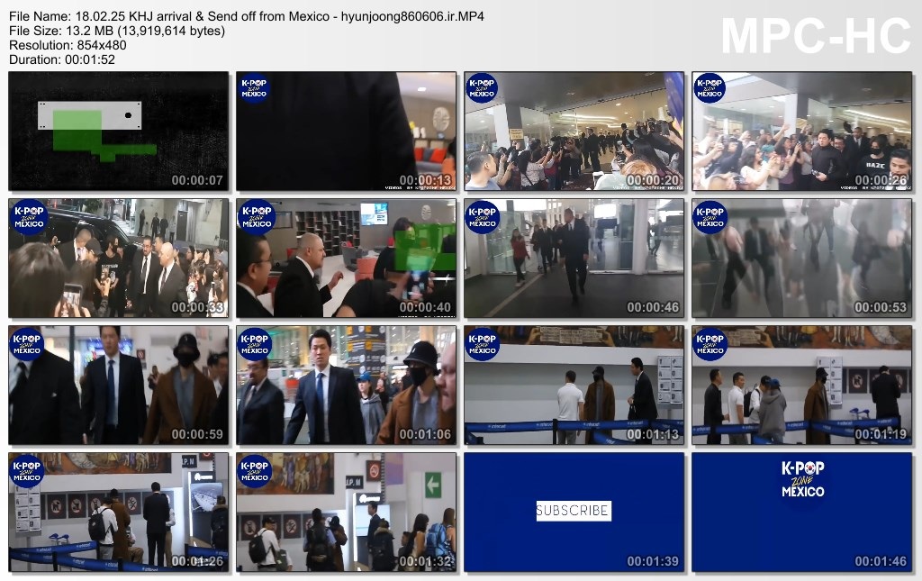 KHJ arrival & Send off from Mexico 18.02.25 - hyunjoong860606.ir