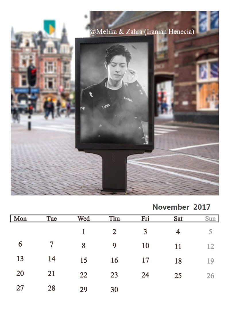 Calendar November 2017 (3) - @Melika & Zahra (Iranian Henecia)