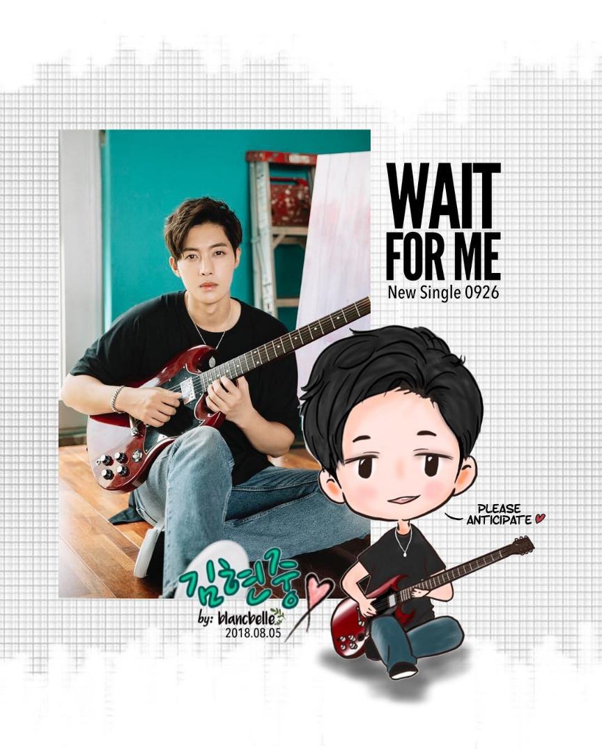 [blancbelle Fanart] Kim Hyun Joong - Wait For Me New Single 0926 [2018.08.05]
