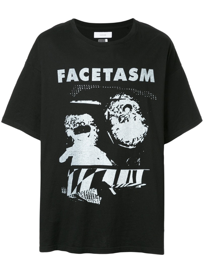 (FACETASM T-shirt Black (3