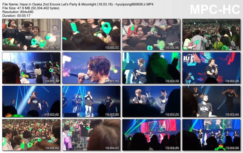 Haze in Osaka 2nd Encore Let's Party & Moonlight (18.03.18) - hyunjoong860606.ir