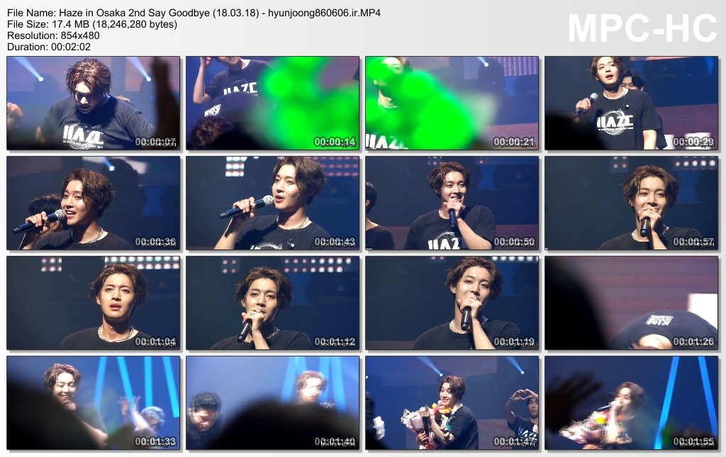 Haze in Osaka 2nd Say Goodbye (18.03.18) - hyunjoong860606.ir