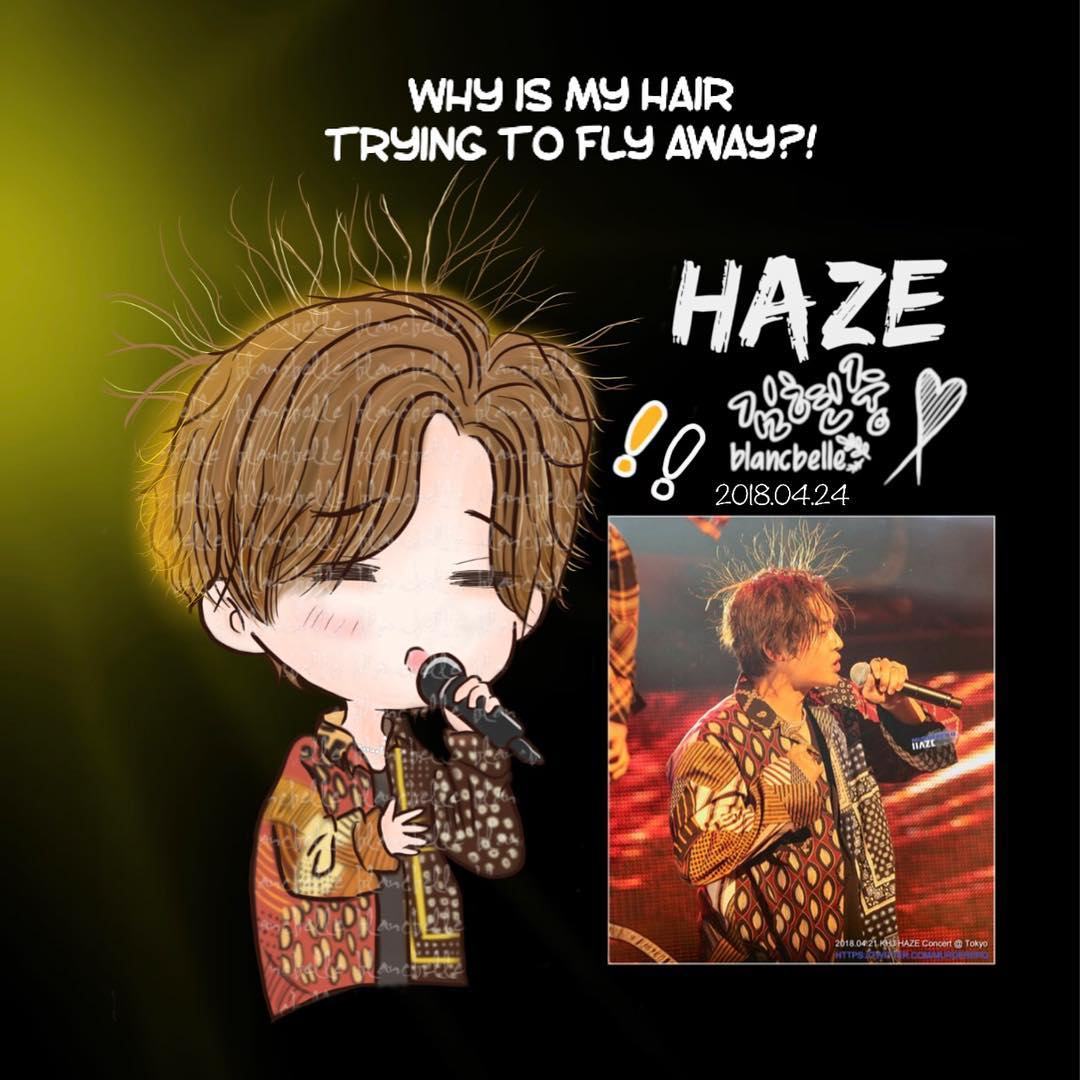 [Blancbelle Fanart] Kim Hyun Joong - Why is my hair trying to fly away [2018.04.24]