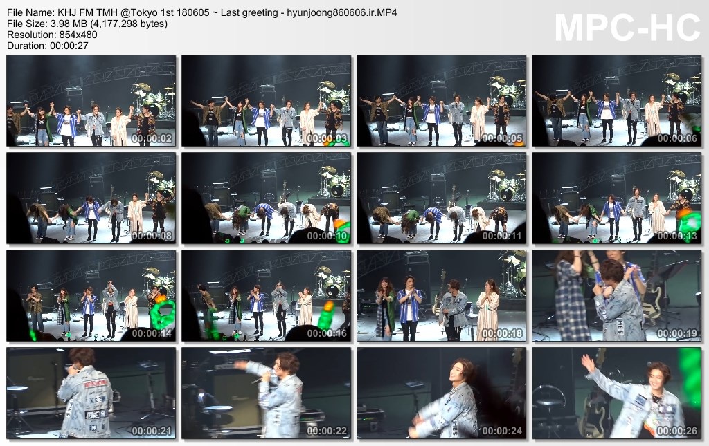 KHJ FM TMH @Tokyo 1st 180605 ~ Last greeting - hyunjoong860606.ir