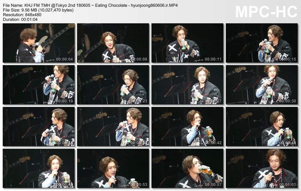 KHJ FM TMH @Tokyo 2nd 180605 ~ Eating Chocolate - hyunjoong860606.ir