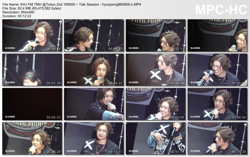 KHJ FM TMH @Tokyo 2nd 180605 ~ Talk Session - hyunjoong860606.ir