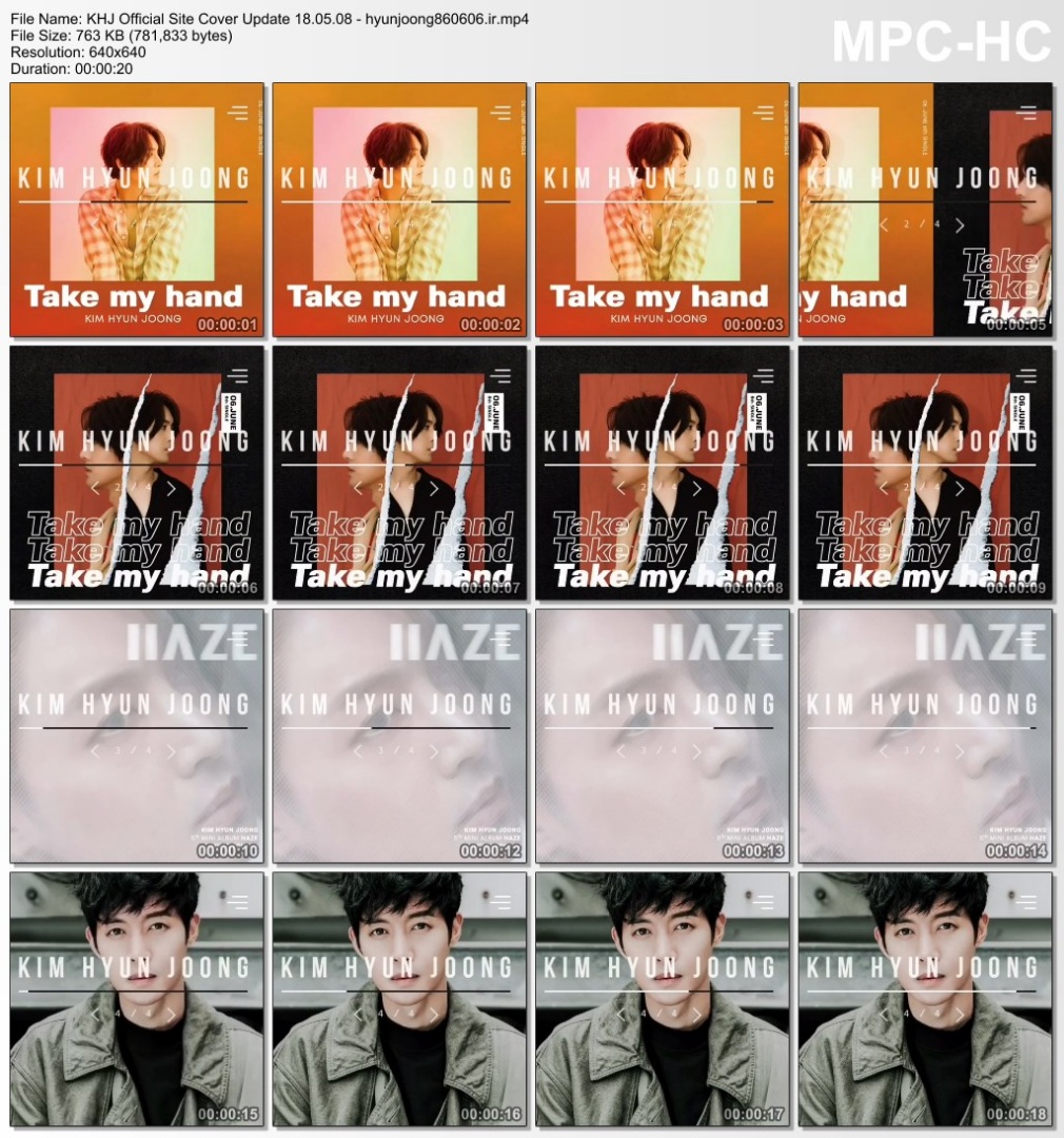 KHJ Official Site Cover Update 18.05.08 - hyunjoong860606.ir